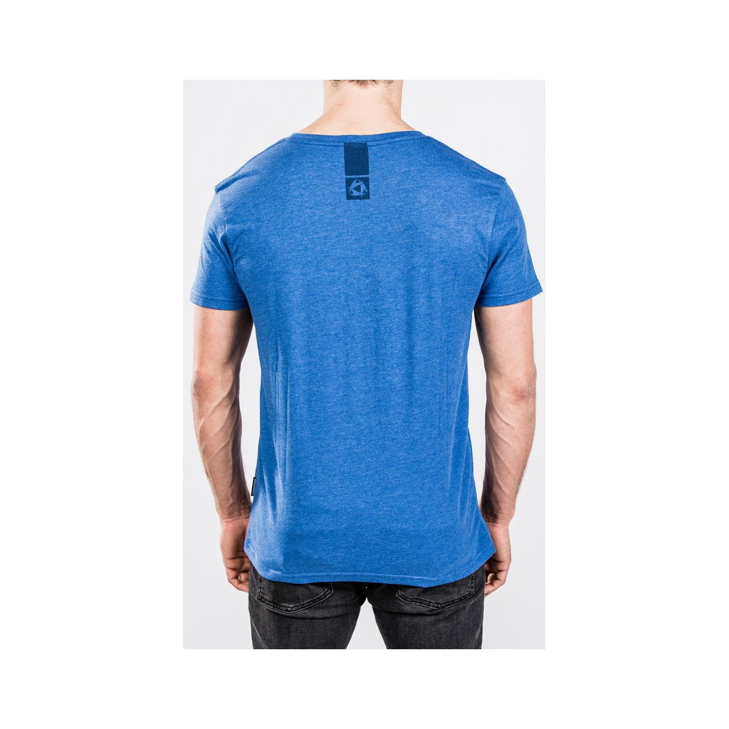 Brand 2.0 Tee, Blue Melee