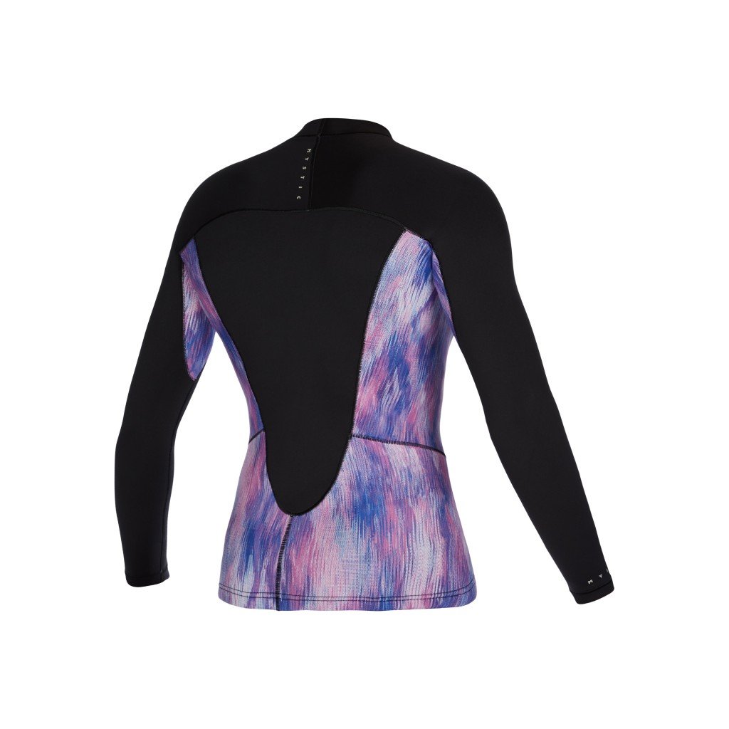 Diva L/S Vest 2mm Women, Black/Purple