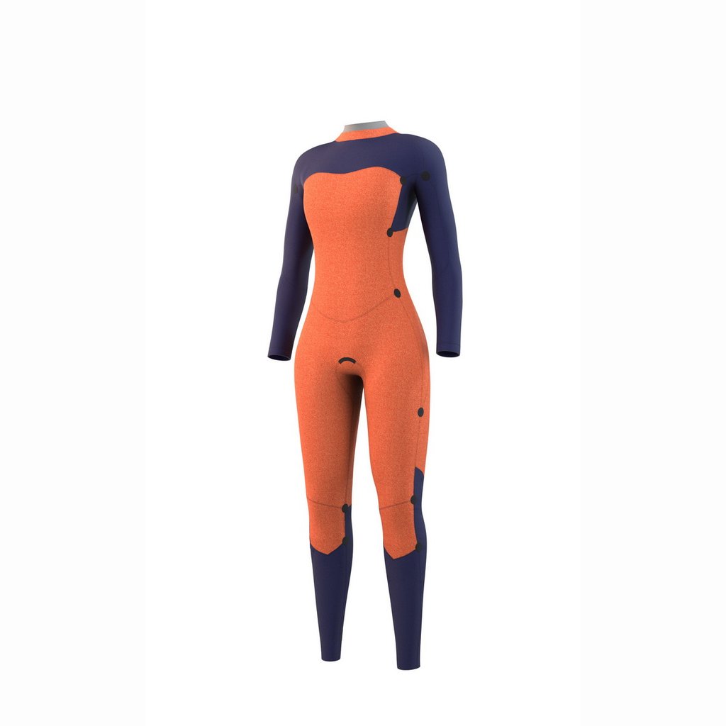 Dazzled Fullsuit Bzip 5/3mm Wom, Black