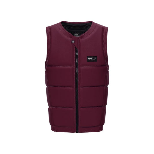 Star Impact Vest Fzip Wake, Oxblood Red