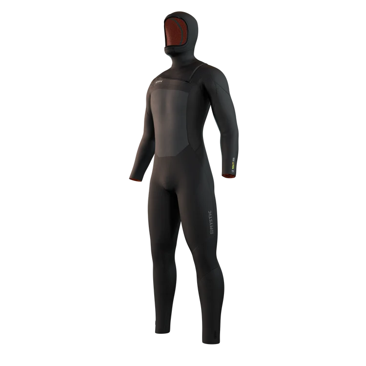 Voltt Hooded Fullsuit 6/4/3mm Fzip, Black