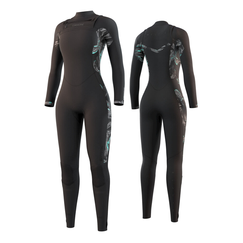 Dazzled Fullsuit Bzip 5/3mm Wom, Black